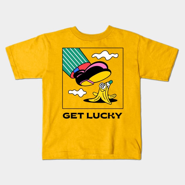 Get lucky Kids T-Shirt by ovcharka